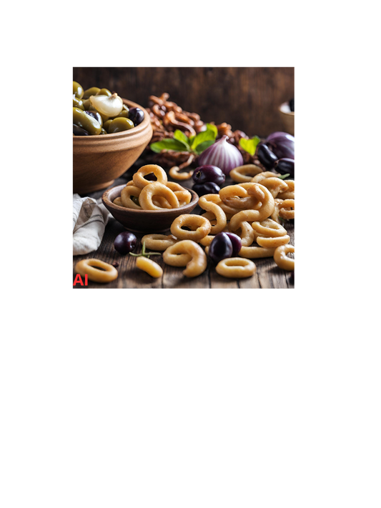 TARALLI AL CALZONE DI CIPOLLA